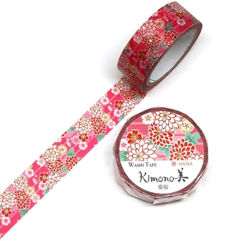 Japanilainen Washi Tape Kiku Sakura
