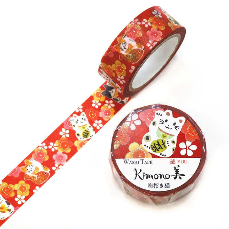 Japanilainen Washi Tape Maneki Neko