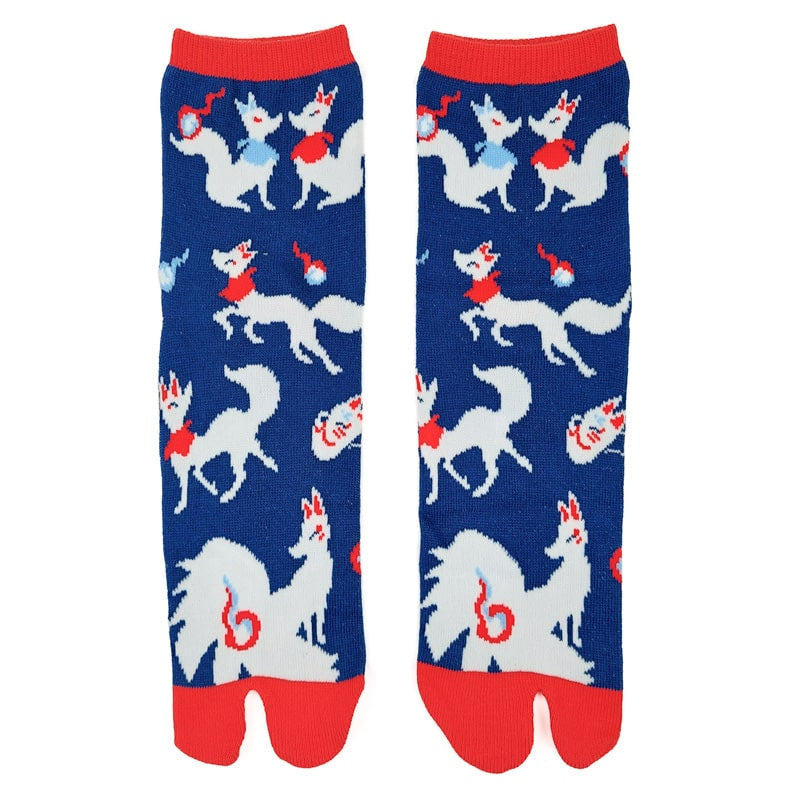 Japanilaiset Kitsune-sukat - EU 35-39
