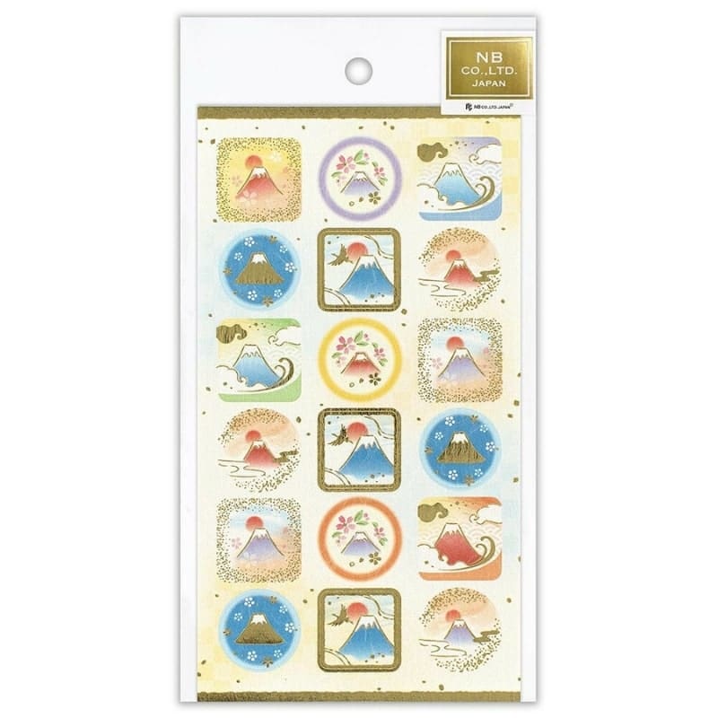 Japanilaiset tarrat Fuji-vuori