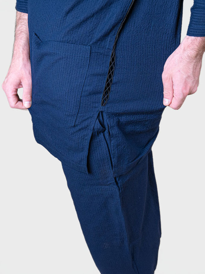 Jinbei, japanilainen, miesten, tummansininen