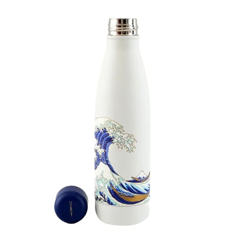 Kanagawa Great Wave eristetty pullo