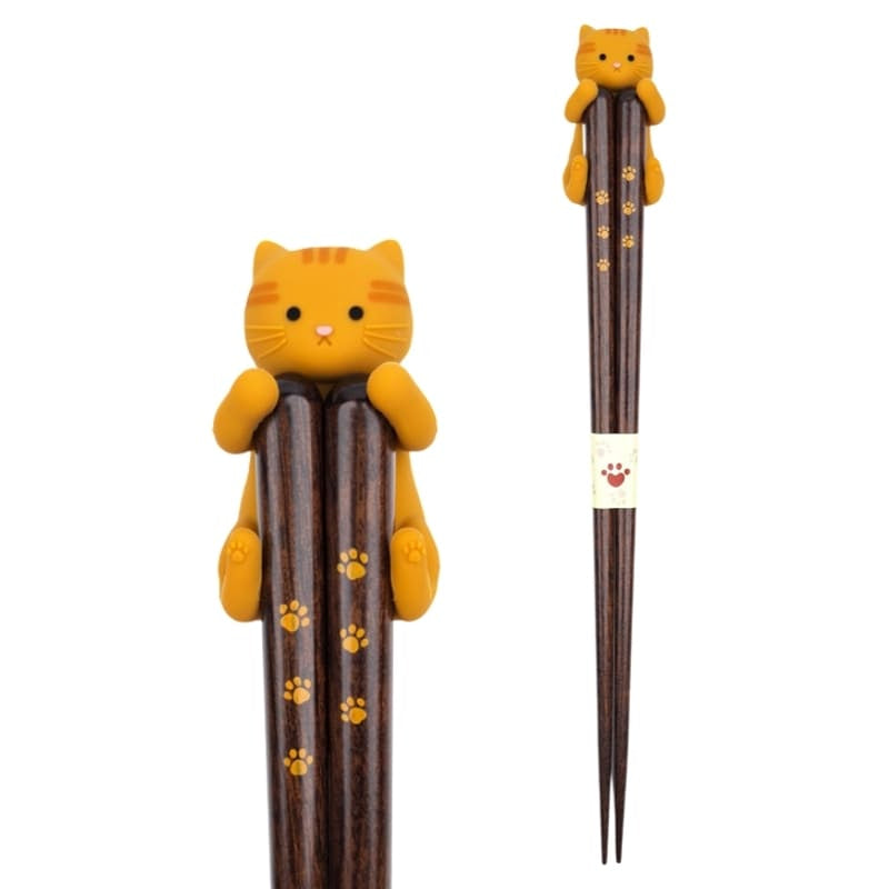 Kawaii japanilaiset syömäpuikot Red Cat