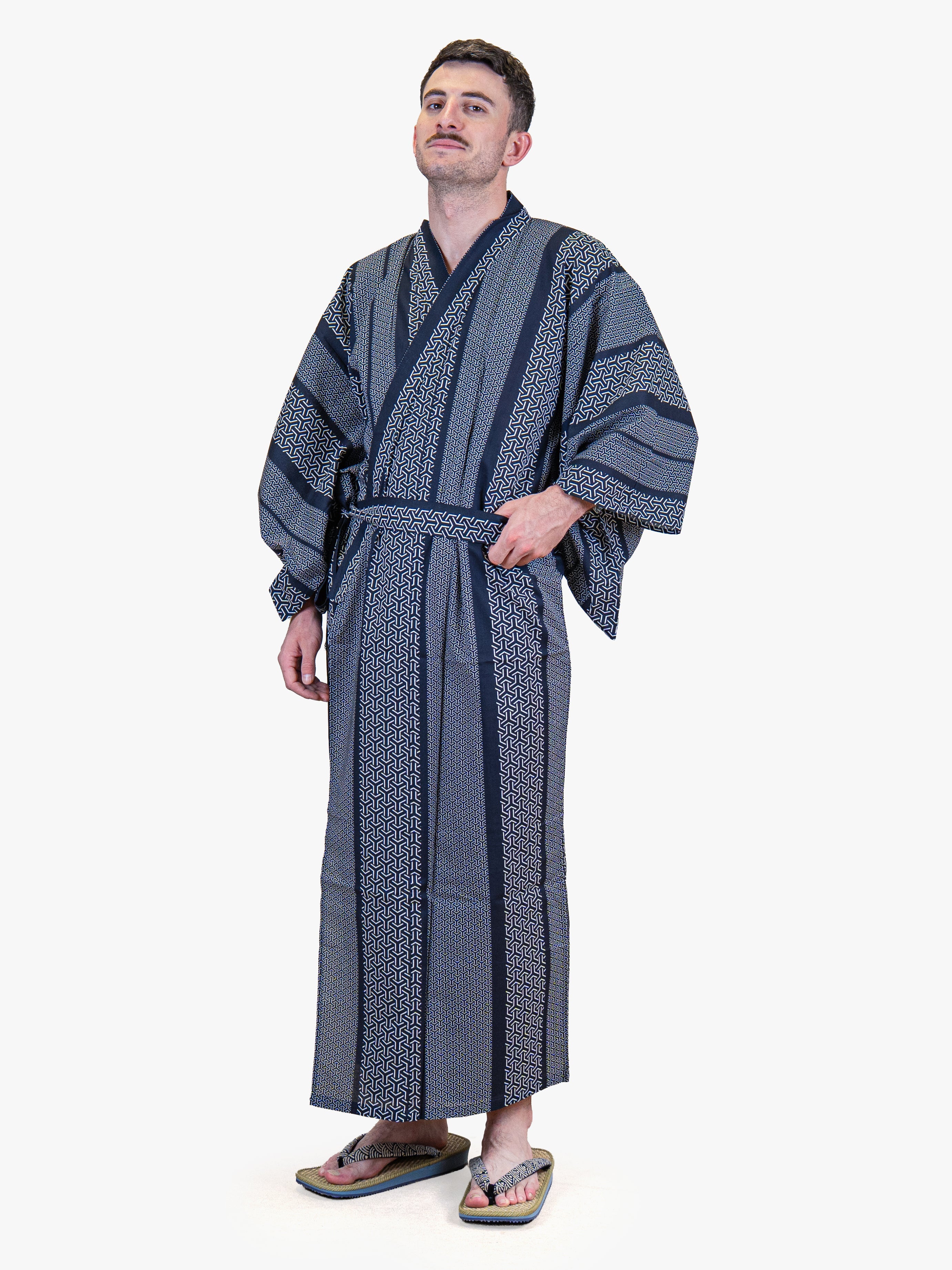 Kumi-Kikkō S -miesten yukata-kimono S