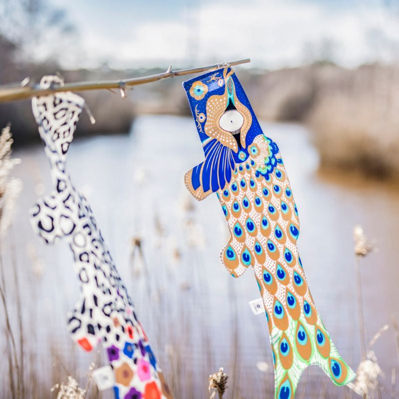 Koinobori Peacock -kuvio (S)