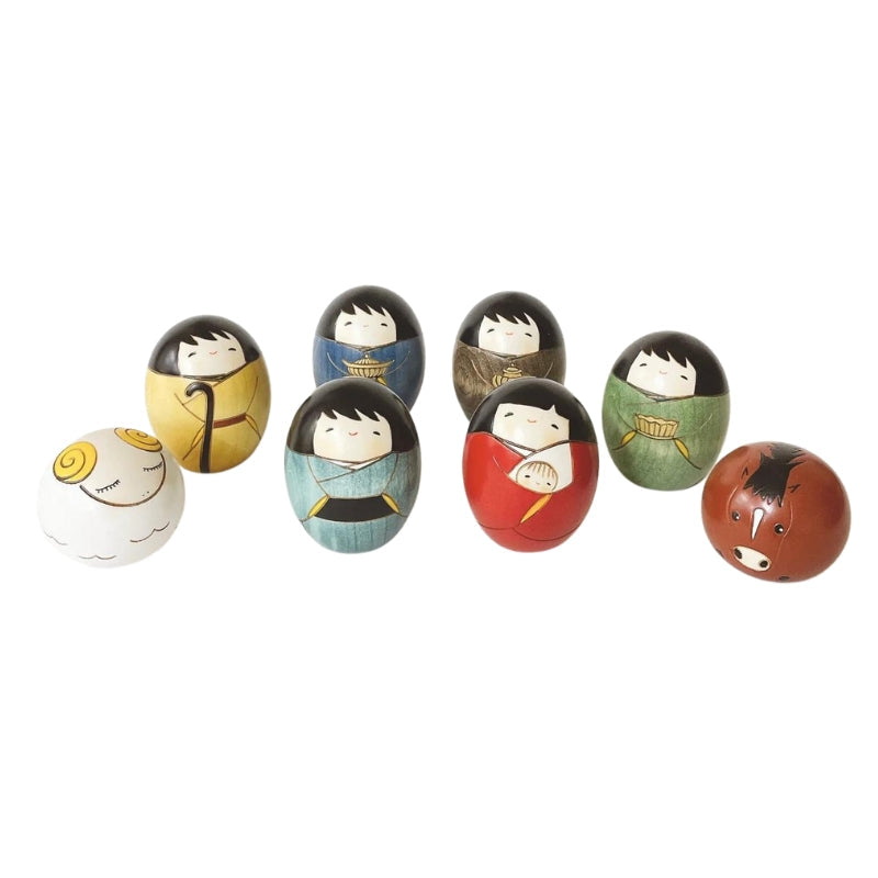 Kokeshi joulusänky