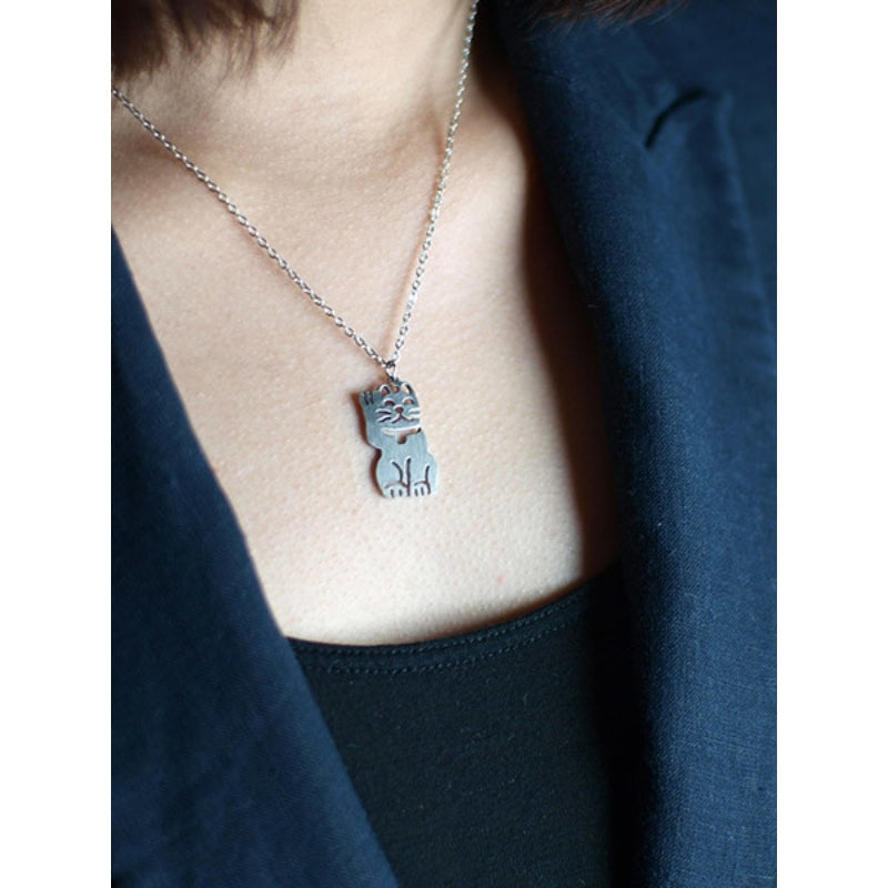 Maneki Neko Japanilainen kaulakoru