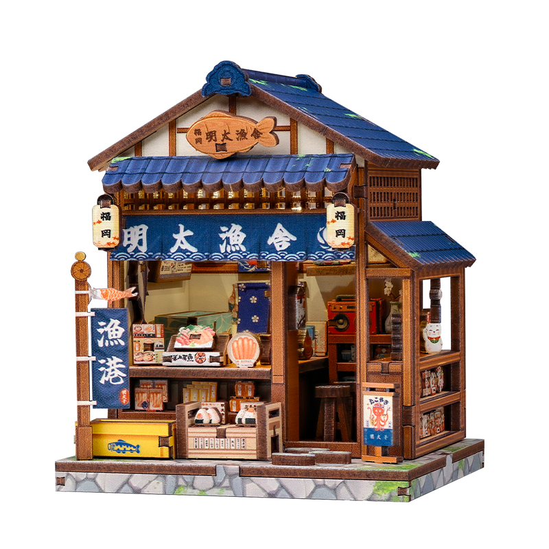 Japanilainen pienoismalli: Fukuokan mentaiko-keittiö