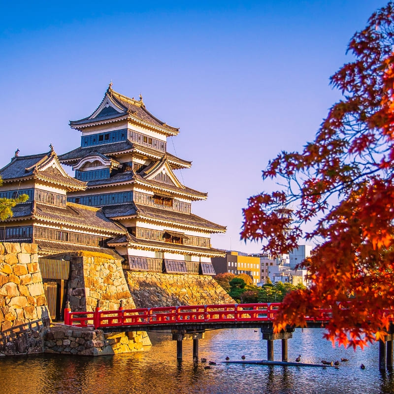 Japanilainen pienoismalli - Matsumoton linna