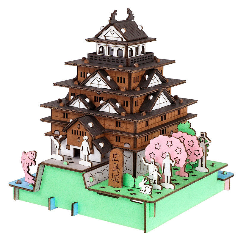 Japanilainen pienoismalli – Hiroshiman linna