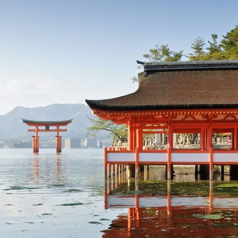Japanilainen pienoismalli - Miyajima