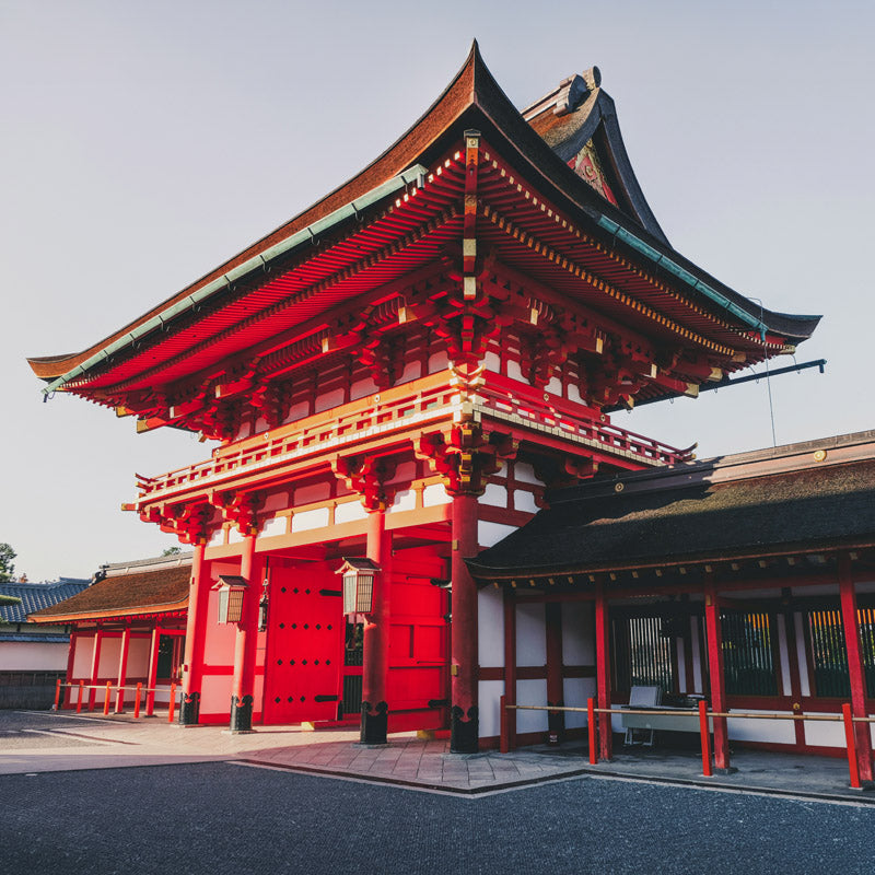 Japanilainen pienoismalli – Inari-pyhäkön Rōmon-portti