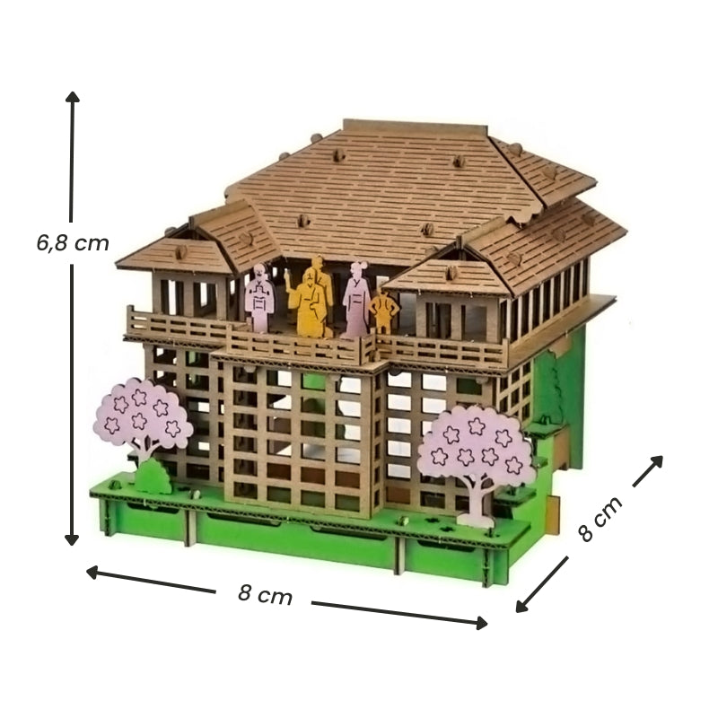 Japanilainen pienoismalli – Kiyomizu-Dera-temppeli