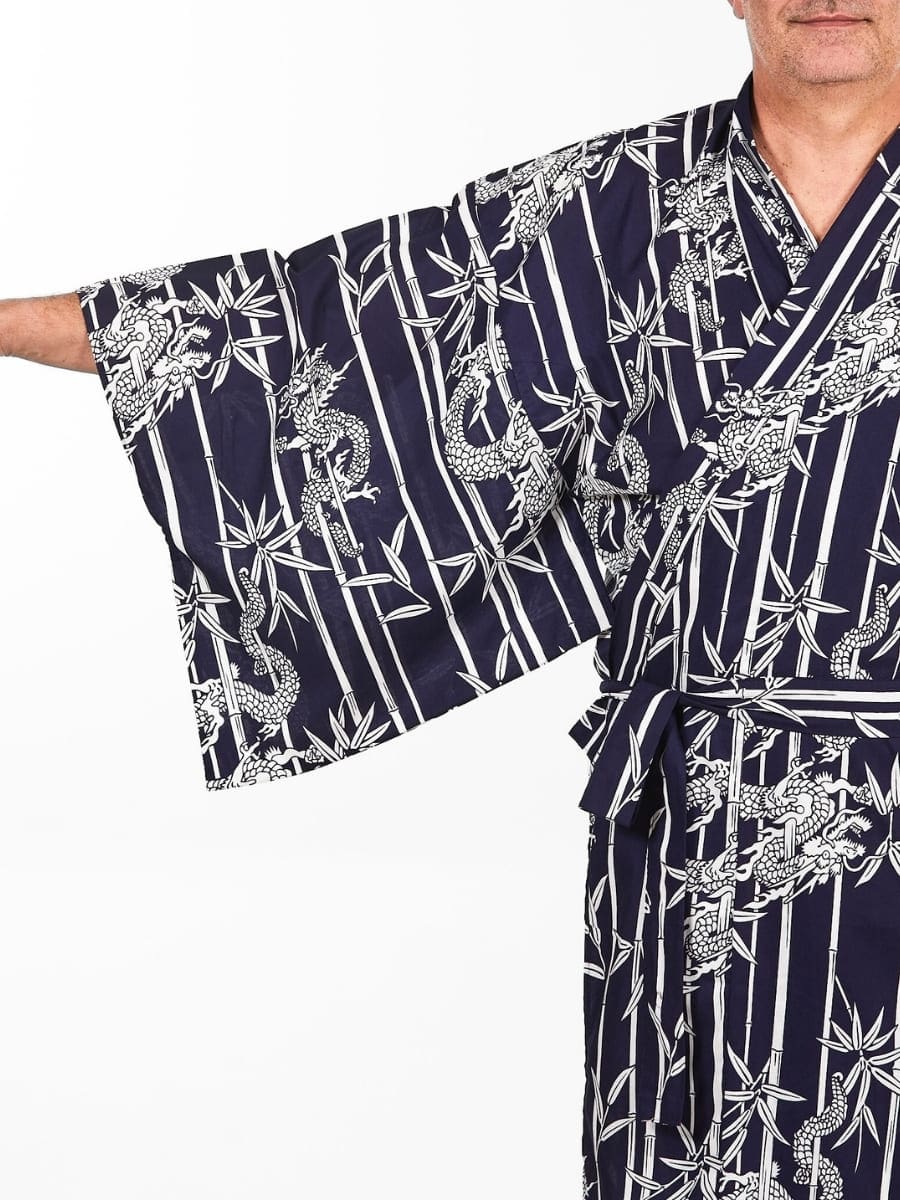 Miesten bambu & lohikäärme Yukata Kimono