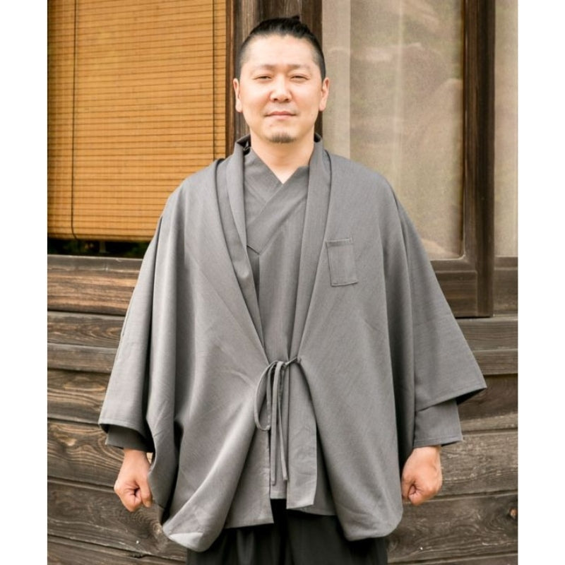 Miesten harmaa Kimono-takki