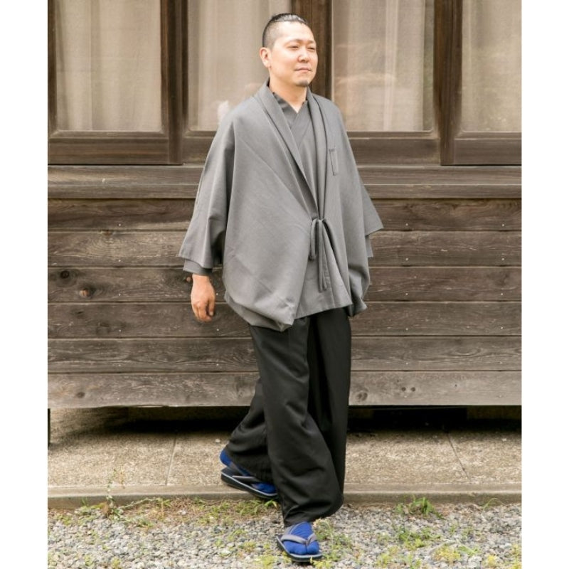 Miesten harmaa Kimono-takki