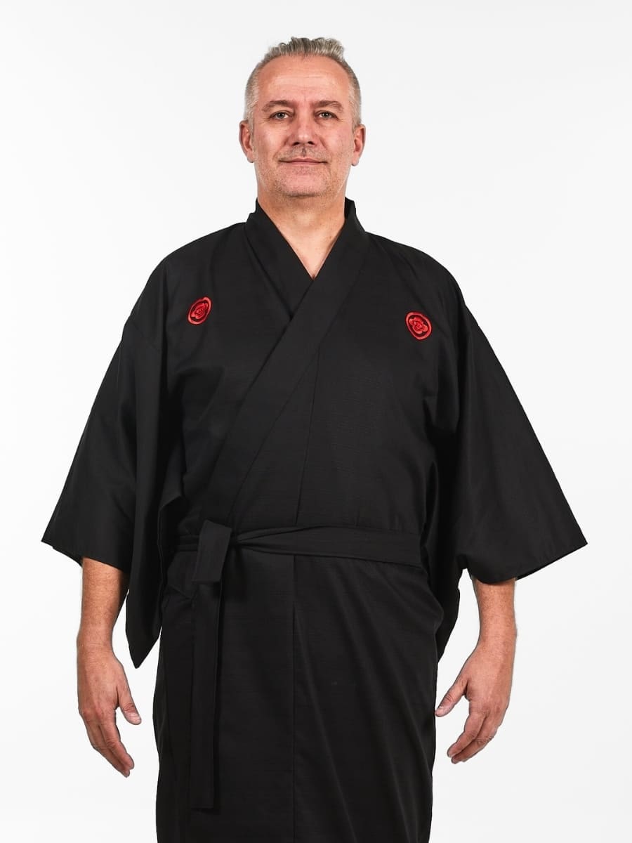 Miesten japanilainen samurai-kimono - Yksi koko