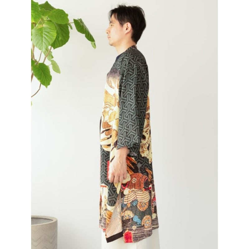 Miesten pitkä Kimono-takki