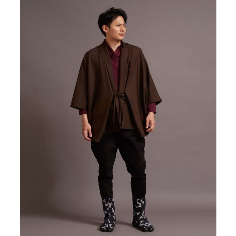 Miesten ruskea Kimono-takki