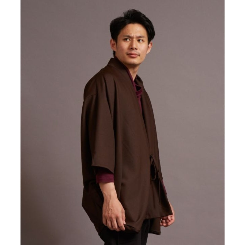 Miesten ruskea Kimono-takki