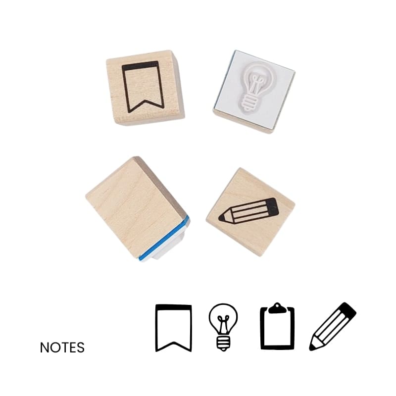 Mini japanilainen postimerkki Bullet Journal - muistiinpanot