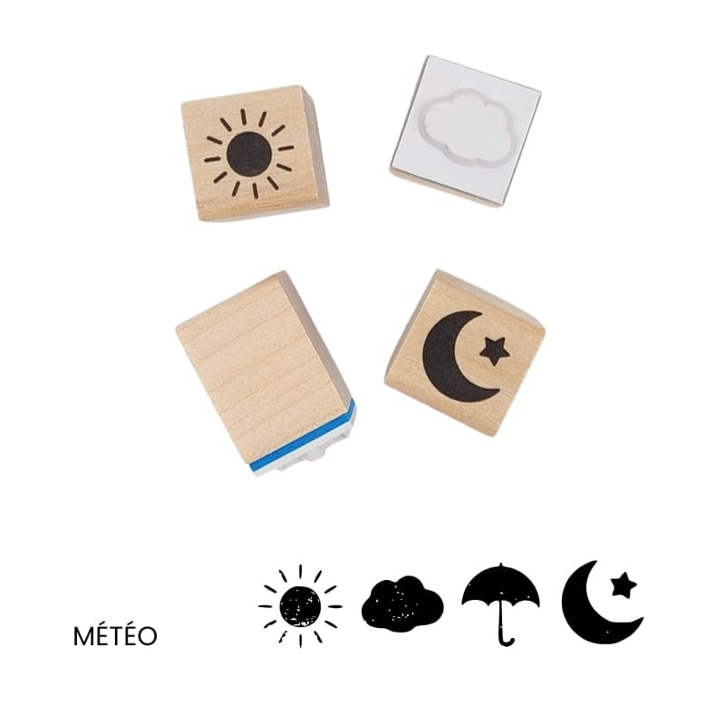 Mini japanilainen postimerkkipäiväkirja - Sää