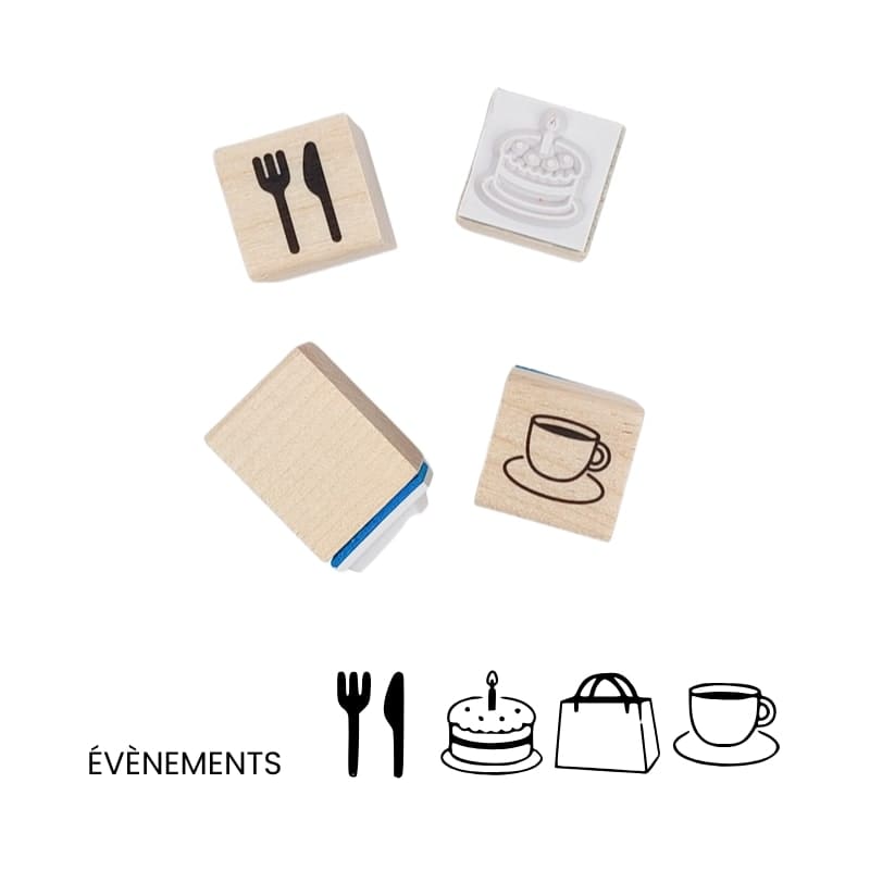 Mini Japanilainen postimerkki Bullet Journal - Tapahtumat