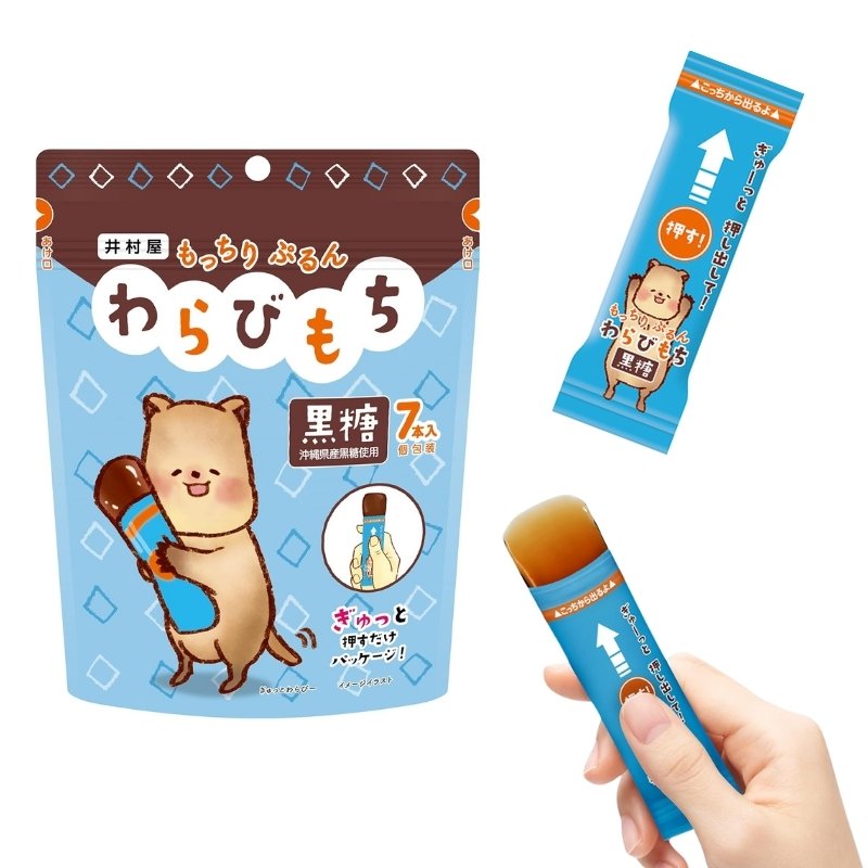 Mocchiri Purun! Warabi Mochi ruskea sokeri