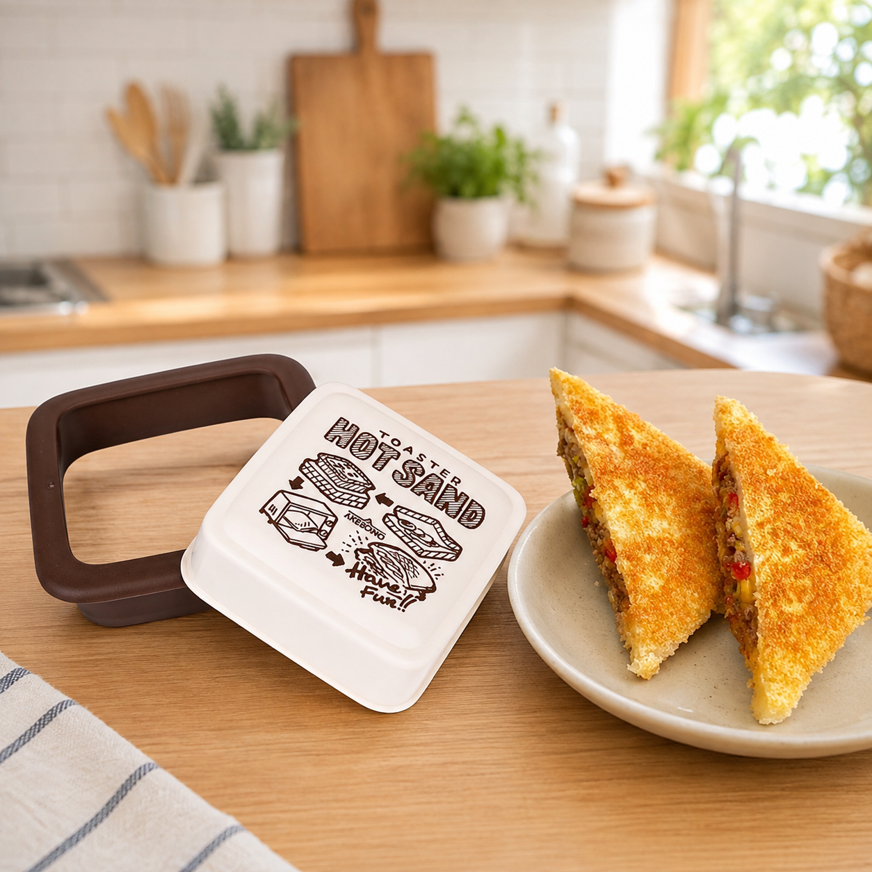 Japanilaisen Croque-Monsieur-voileivän muotti