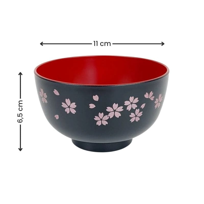Musta Sakura japanilainen keittokulho