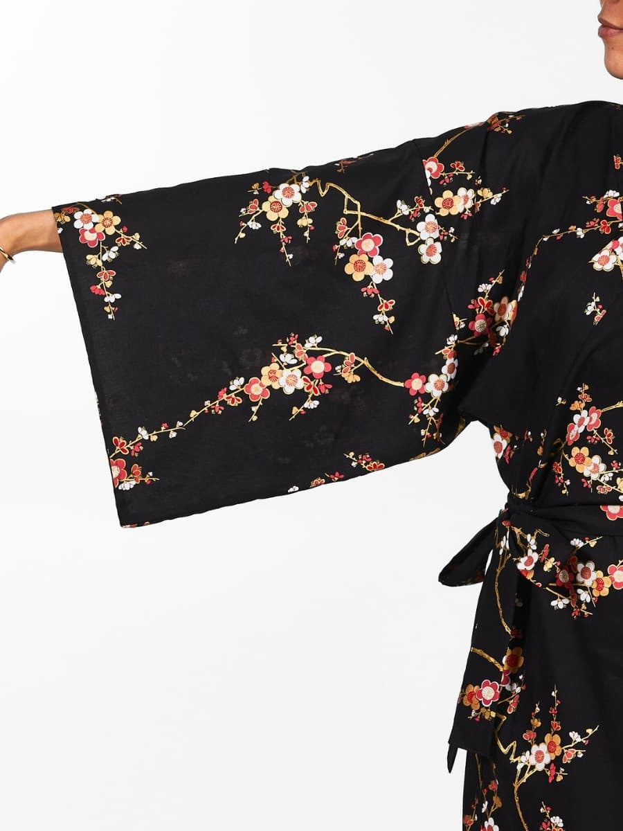 Naisten Ōgonbai Happi Kimono - Yksi koko