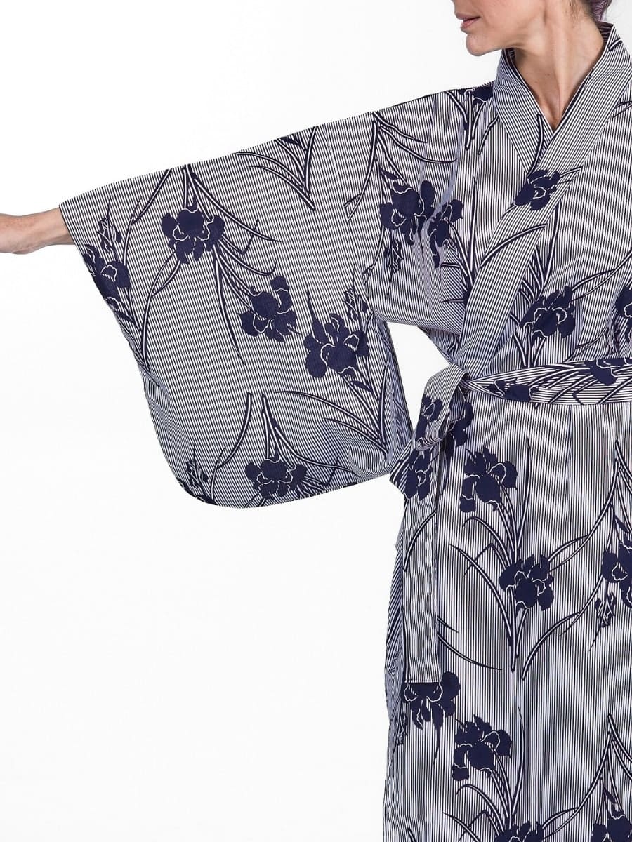Naisten Yukata Kimono Iris
