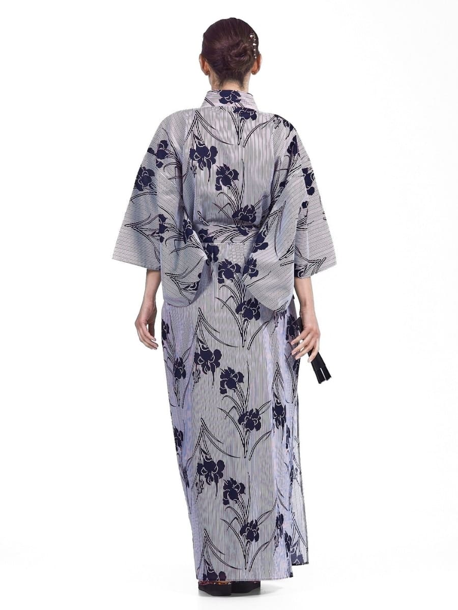 Naisten Yukata Kimono Iris