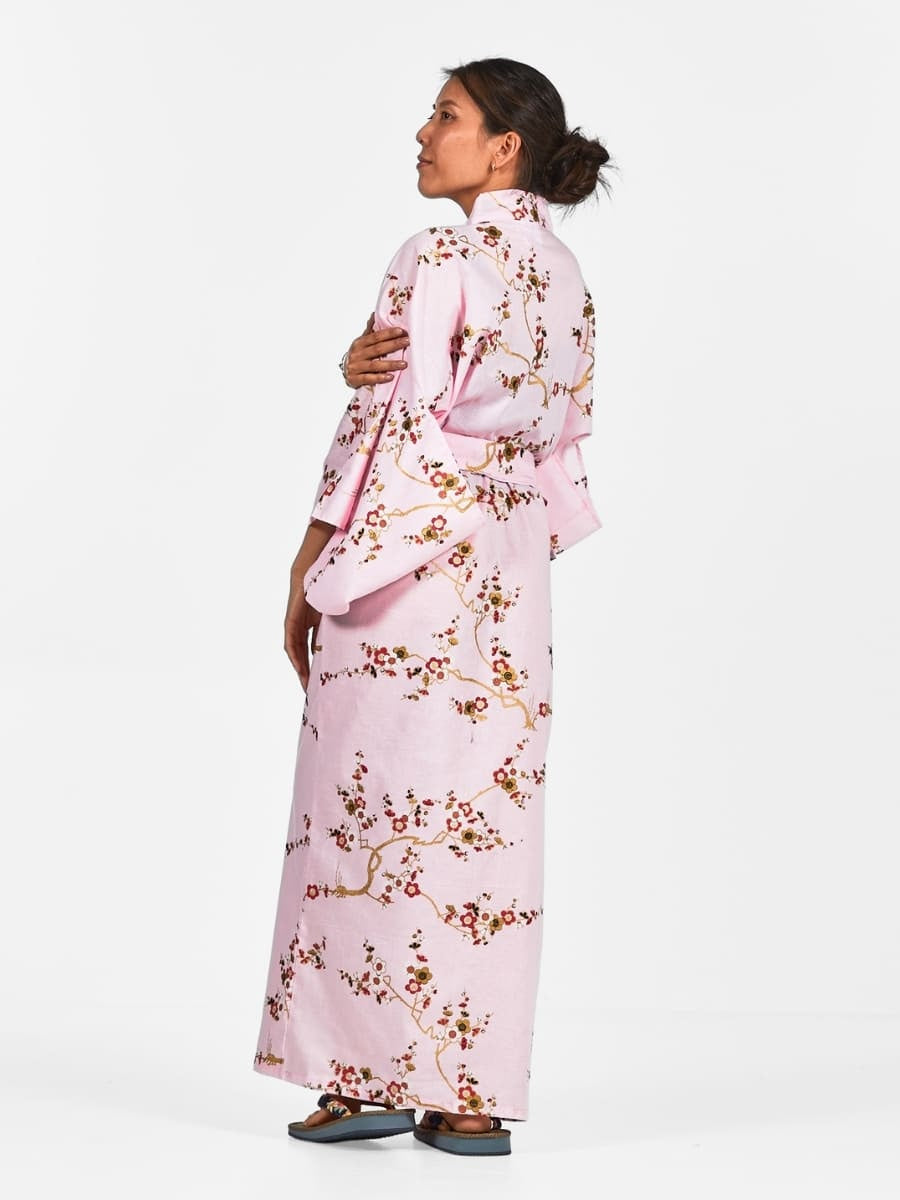Naisten Yukata Kimono Ōgonbai