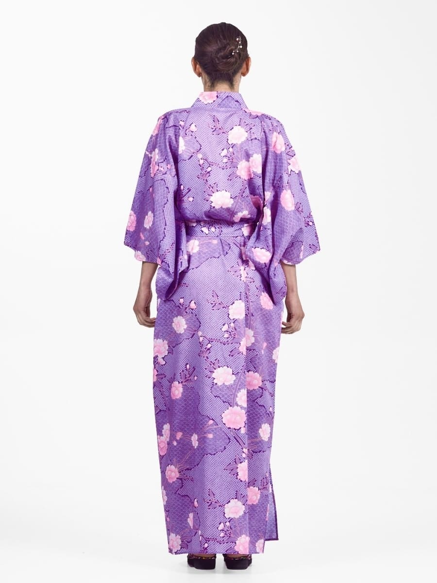 Naisten Yukata Kimono Sakura to Kumo Kimono Sakura to Kumo
