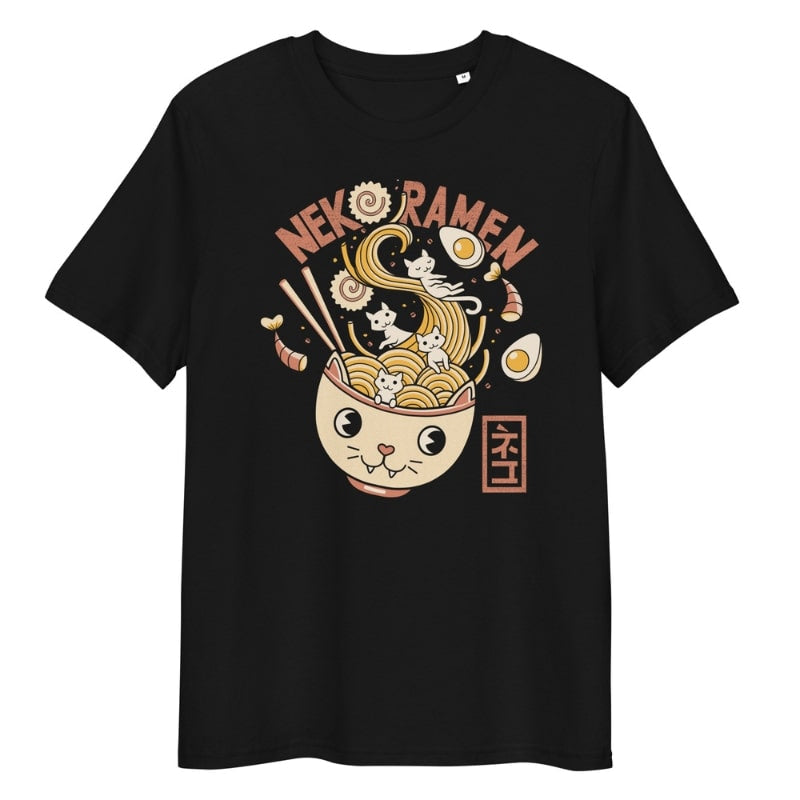 Japanilainen Neko Ramen T-paita - S