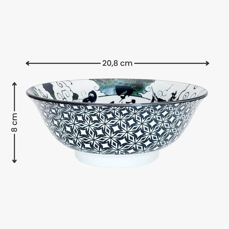 Ninja japanilainen Donburi-kulho