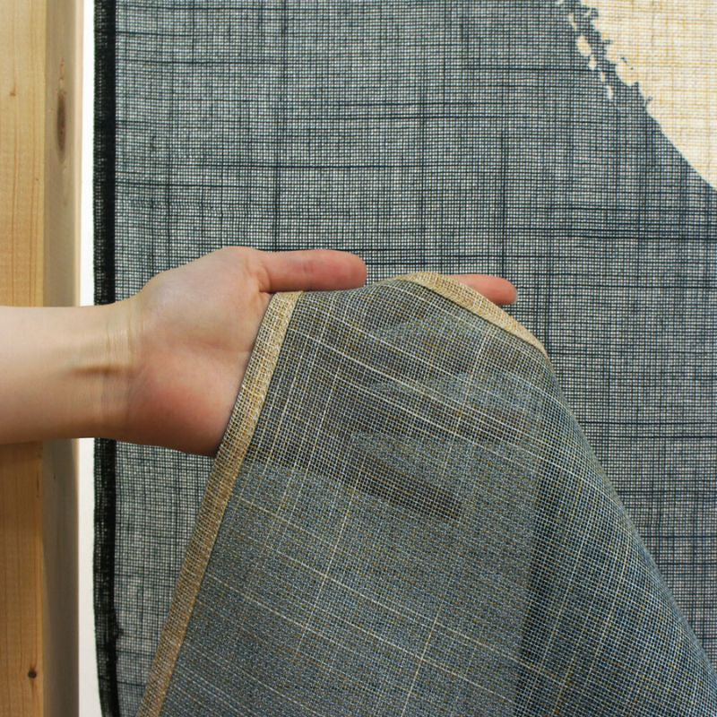 Japanilainen Noren Enso Sininen - 85 x 150 cm