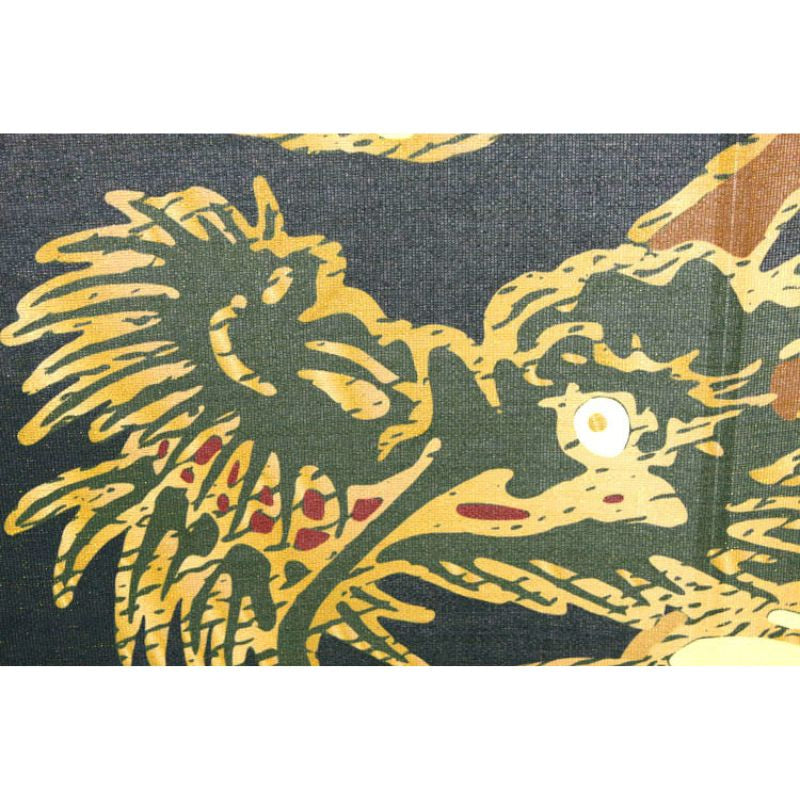 Japanilainen kultainen lohikäärme Noren - 85 x 150 cm