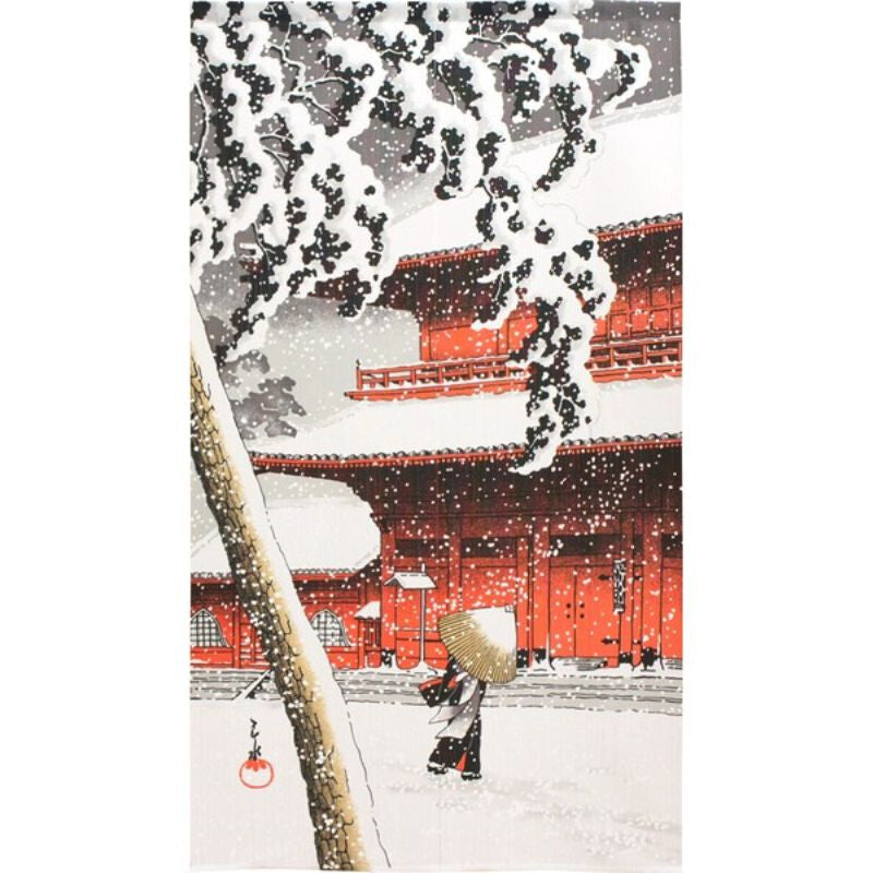 Japanilainen Noren Snow - 85 x 150 cm