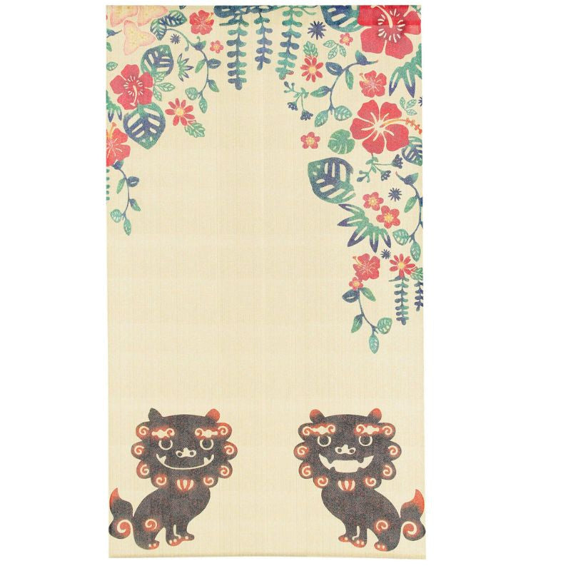 Japanilainen Noren Shisa - 85 x 150 cm