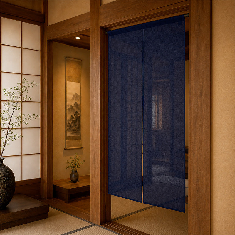 Japanilainen Ichimatsu-noren, yösininen