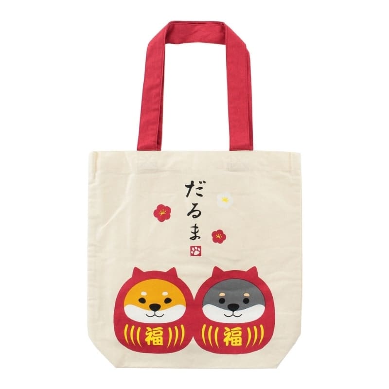 Norsunluu Kangaskassi Shiba Daruma