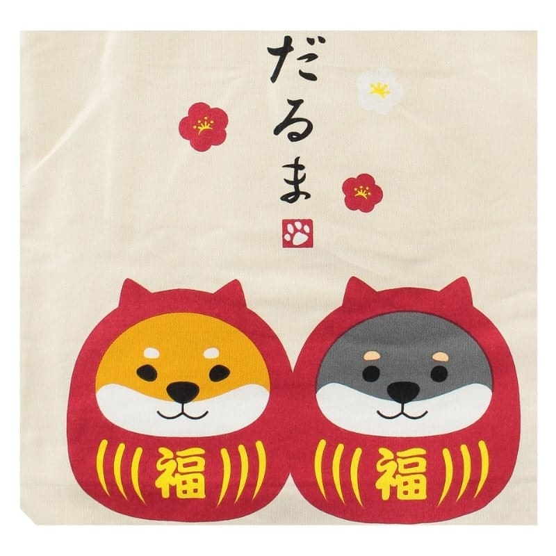Norsunluu Kangaskassi Shiba Daruma