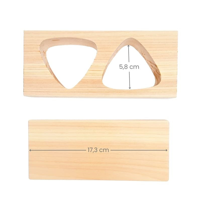 Onigiri Duo puinen Hinoki muotti