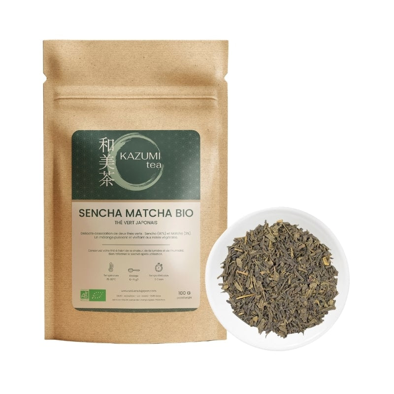 Orgaaninen Sencha Matcha tee