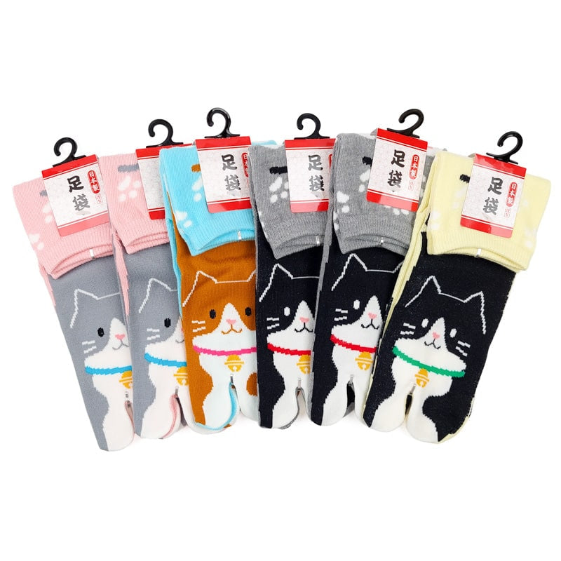 Pakkaus Tabi Neko -sukkia - 6 paria - EU 36-40