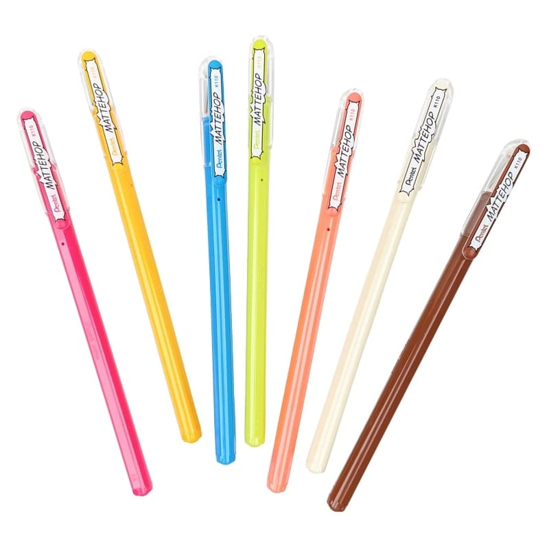 Pentel Mattehop Original värilliset kynät + makea setti