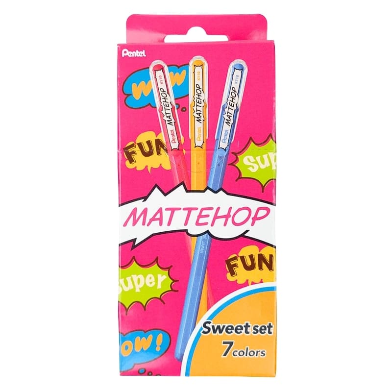 Pentel Mattehop Sweet Set värilliset kynät