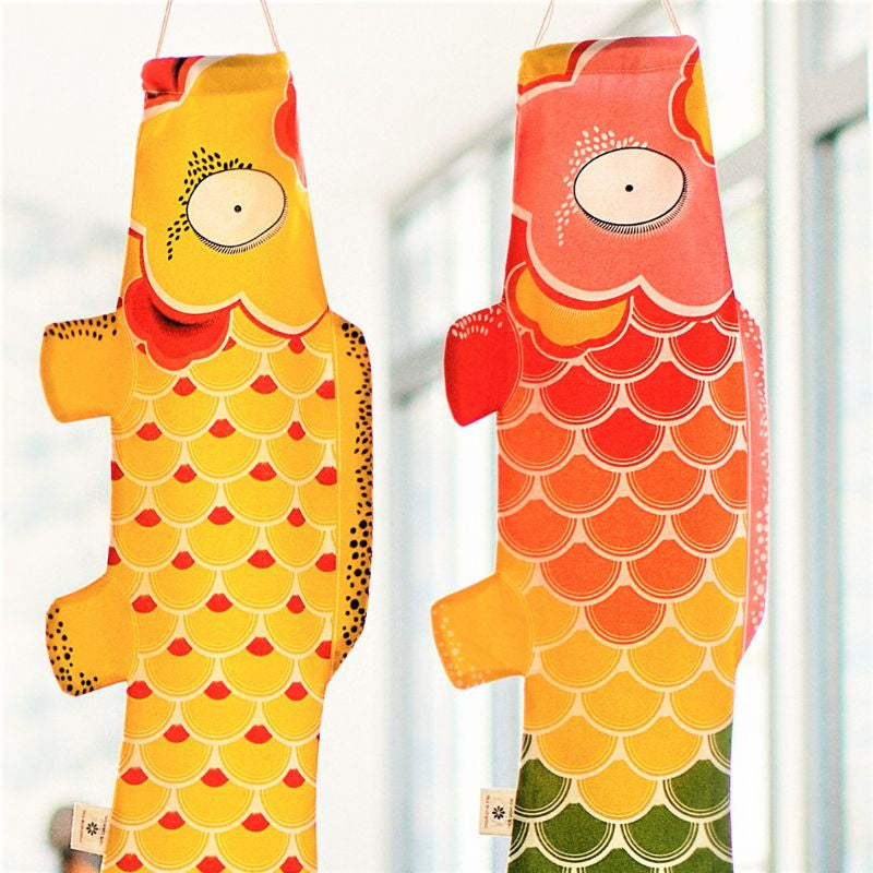 Koinobori Perinteinen keltainen (S)